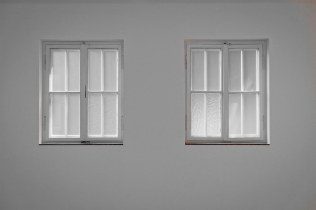 Foto ventanas cerradas en la casa