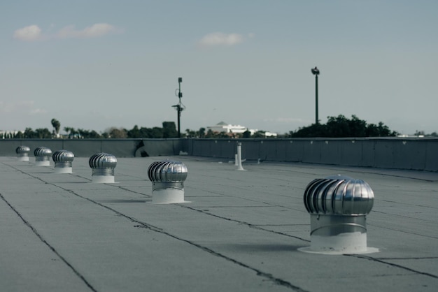 Foto ventilador de aire de aluminio sin accionamiento eléctrico para plantas industriales