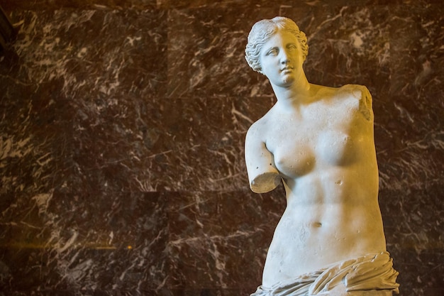 Venus de Milo en el Museo del Louvre, París, Francia