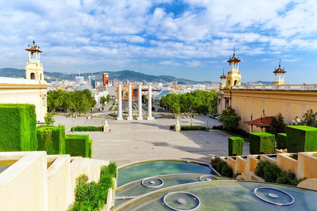 Ver en Barcelona en la Plaça de Espanya Plaza de SpainSpain