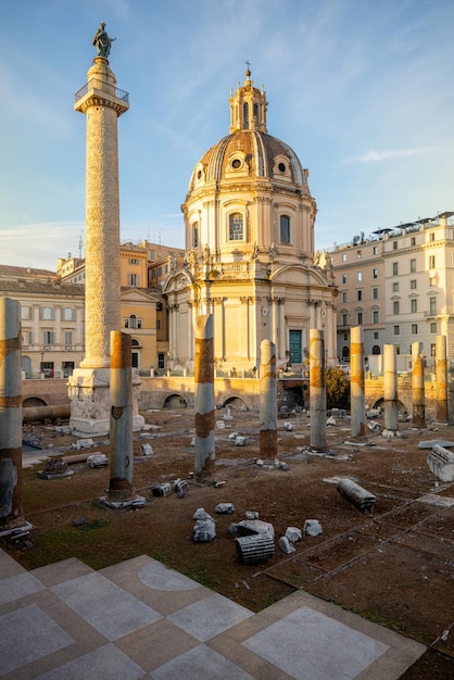 Ver en el foro romano en roma italia