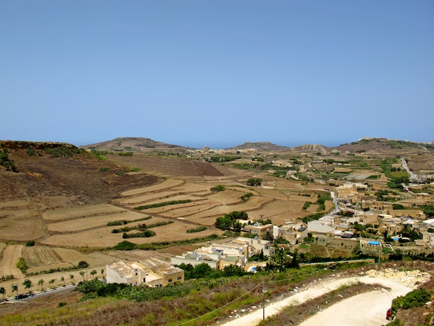 Ver en el valle de la isla de Gozo, Malta