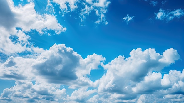 Verano cielo azul brillante invierno aire cielo azul concepto cielo y nubes fondo