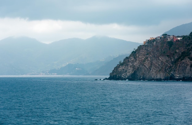 Verano Corniglia vista desde Manarola Cinque Terre Italia