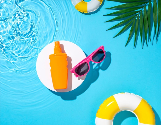 El verano es divertido bajo el sol