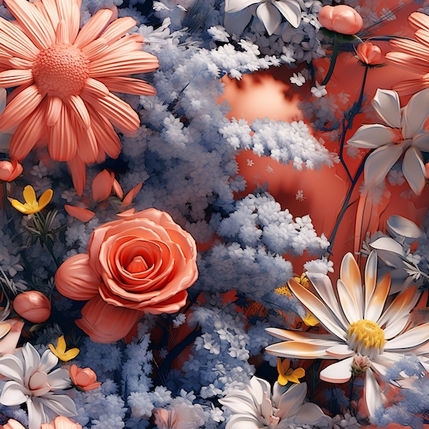 verano_floral_diseño_3d_render_altura_contraste