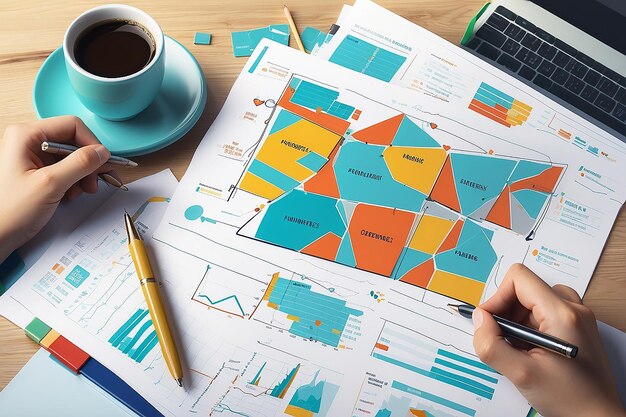 Veranschaulichung des Konzepts der Finanzplanung