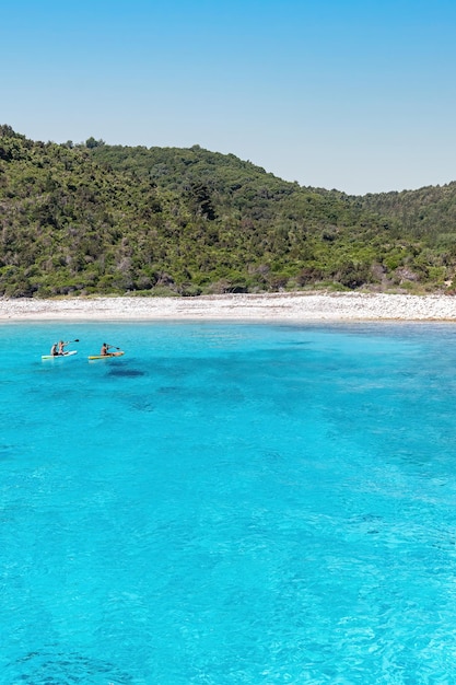 Verão em Sivota Thesprotia Grécia Ilhas Paxos