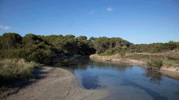 Verão na ilha de Menorca, Espanha