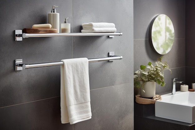 Verbessern Sie Ihr Badezimmer mit dem stilvollen Grohe Essentials Handtuchgurt AR 32