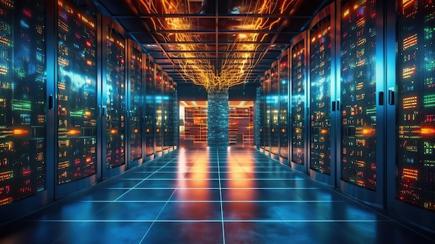 Verbindungsnetzwerk in Server-Rechenzentrums-Raumspeichersystemen