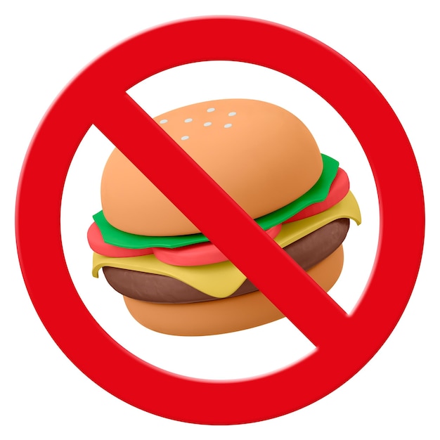 Verbotenes Zeichen png-Symbol kein Essen transparenter Hintergrund