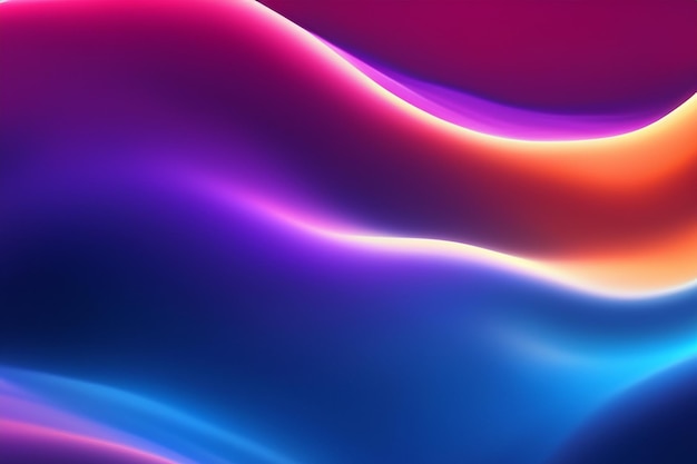El verdadero fondo de ondas fluidas de color