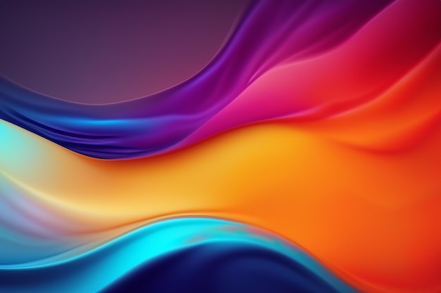 El verdadero fondo de ondas fluidas de color