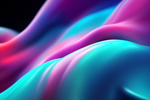 El verdadero fondo de ondas fluidas de color