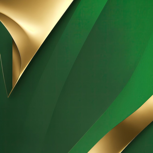 Foto verde com fundo dourado glam edge