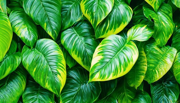 La verde elegancia de Monstera enmarca la tranquila historia de la naturaleza