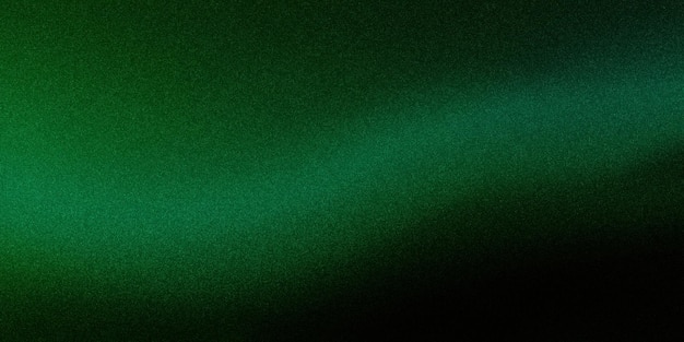 Verde oscuro brillante gradiente granulado ruido de fondo efecto textura espacio de copia