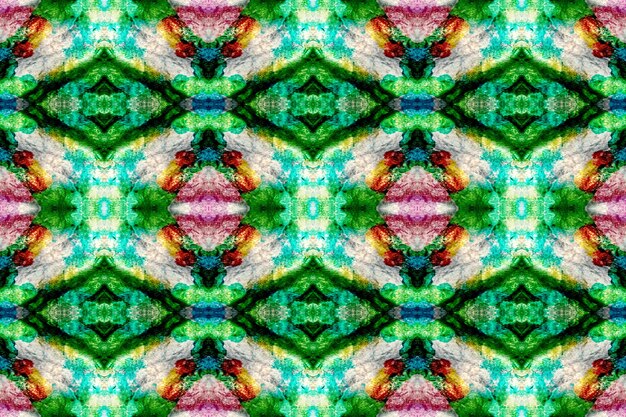 Foto verde, vermelho, cinzento pastel fun rectangle ikat rapport. padrão sem costura étnica. textura aleatória kilim rug. padrão de trajes de banho geométricos chevron. pincel de fundo azteca. aquarela design étnico.