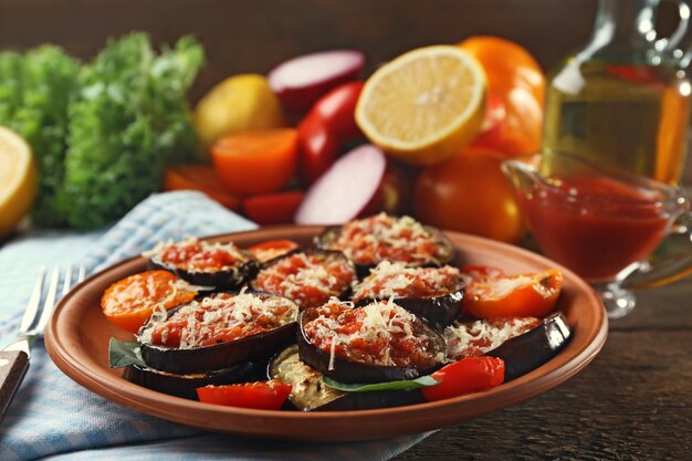 Verduras al horno para el desayuno