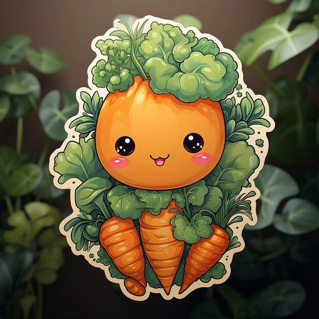 Verduras De Dibujos Animados