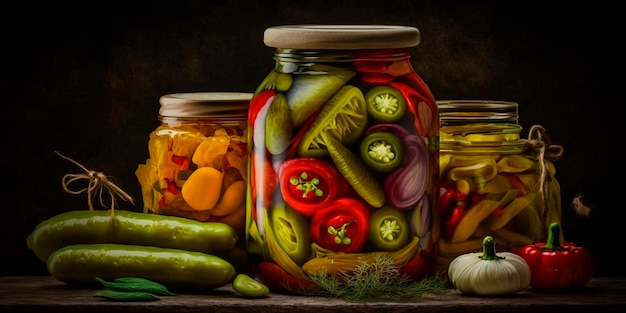 Verduras en escabeche rusas tradicionales Una técnica de conservación de alimentos honrada por el tiempo