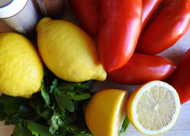 Verduras y especias