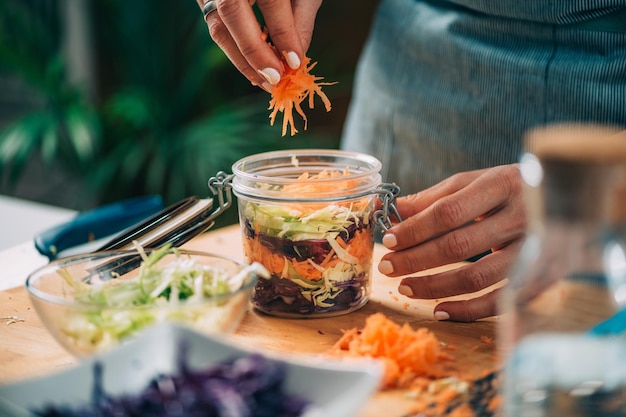 Verduras en fermentación