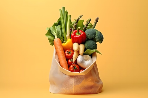 Verduras Frescas En Bolsa Ai generativo