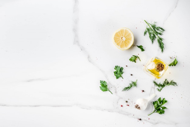 Verduras frescas para una cena saludable.