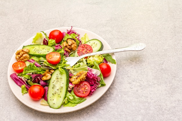 Verduras frescas, ingredientes alimenticios de dieta saludable