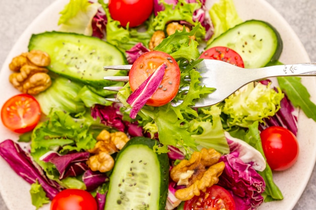 Verduras frescas, ingredientes alimenticios de dieta saludable