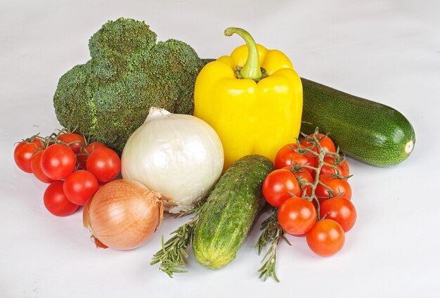 Verduras frescas y jugosas