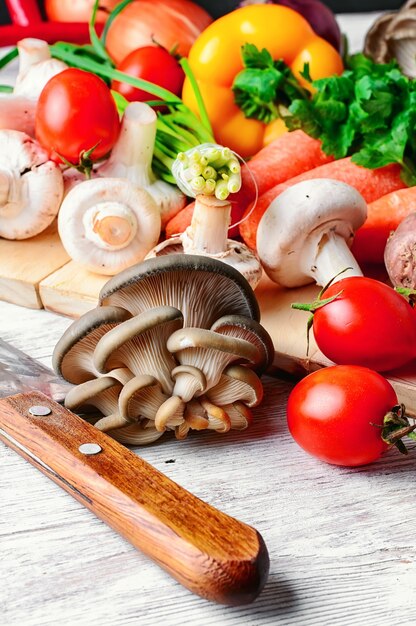 Verduras frescas y sabrosas