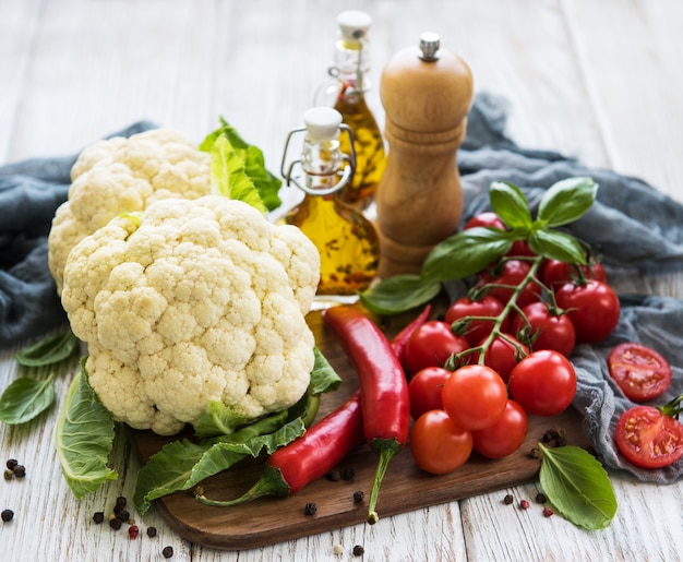 Verduras frescas de verano