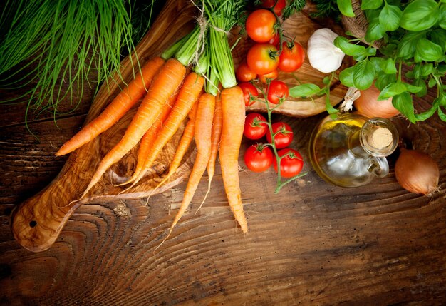 Verduras frescas