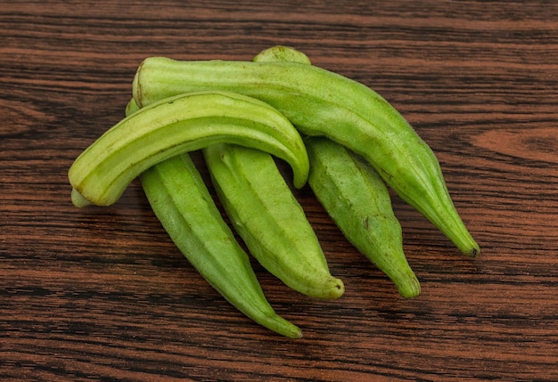 Verduras de okra