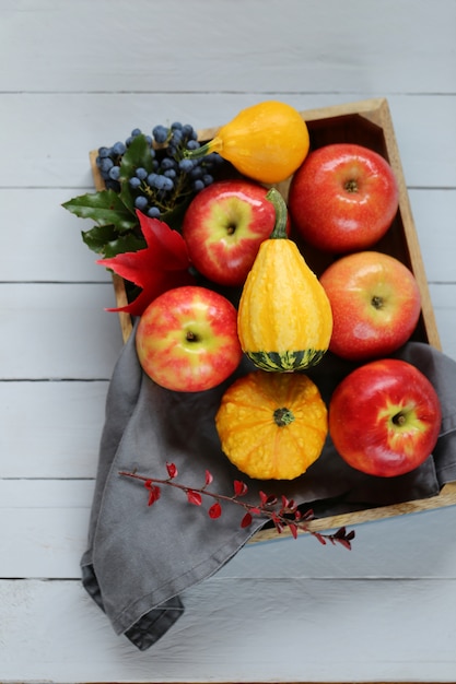 Foto verduras de otoño