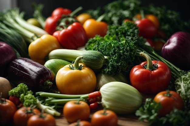 verduras sanas y frescas