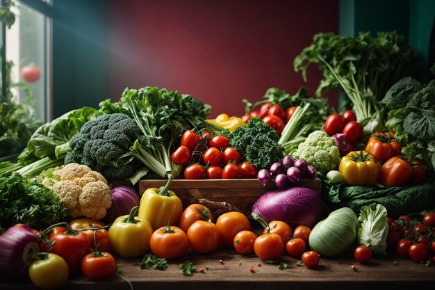 verduras sanas y frescas