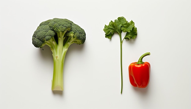 verduras veganas minimalistas