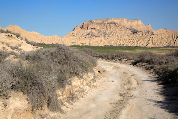 Verfolgen Sie im Bardenas Reales Park Navarra