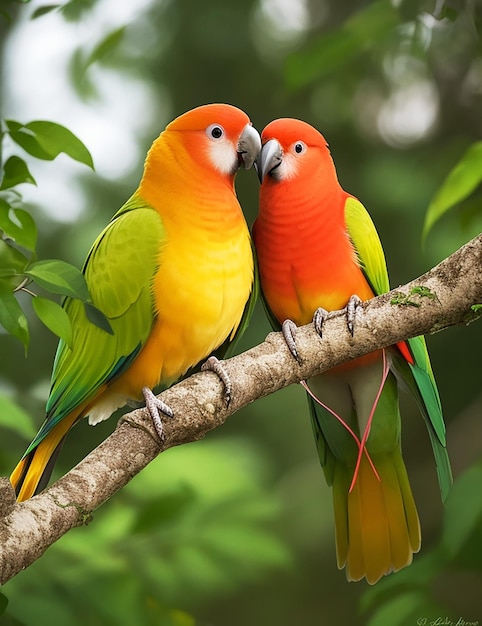 Verhalten Lovebirds sind sehr soziale Vögel