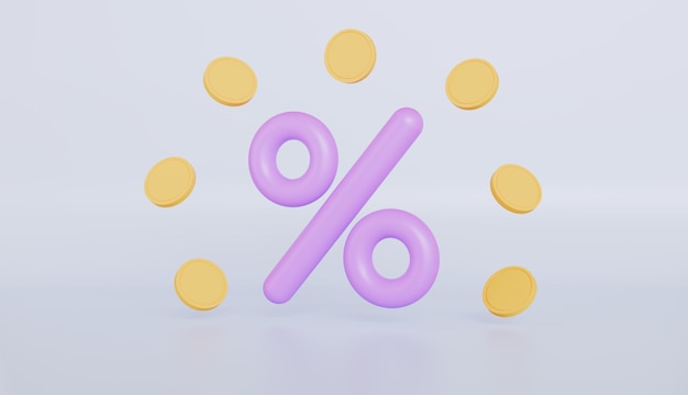 Verkaufsförderung Prozentsatz Icon Verkaufsprozentsatz Promotion Konzept