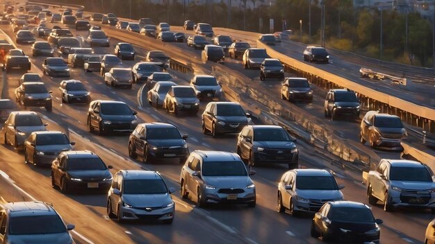 Verkehr auf der Autobahn