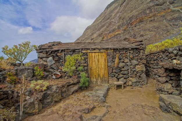 Verlassene Häuser auf der Insel El Hierro