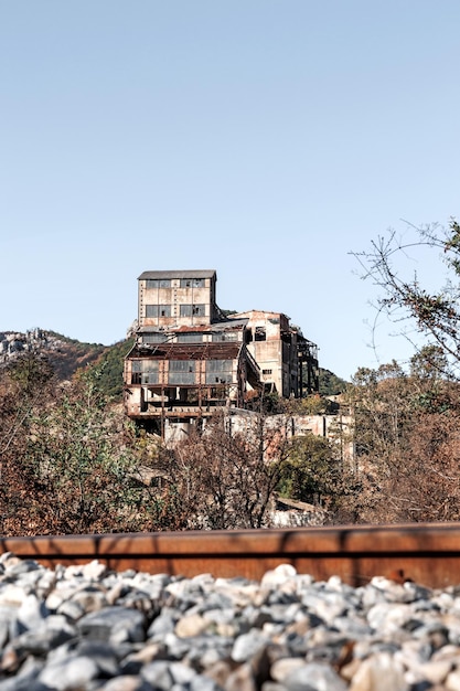 Verlassene Zinkminen in der Nähe des Dorfes Kirki Nord-Evros Griechenland Umweltkatastrophe Australien