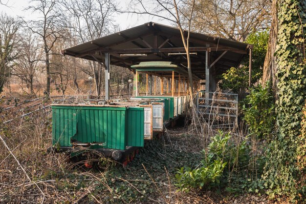 Foto verlassener vergnügungspark