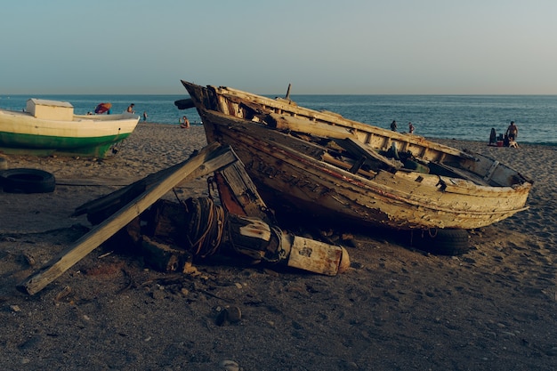 verlassenes Boot in Cabo de Gata