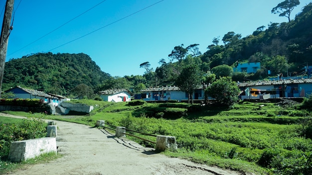 Verlassenes Dorf in den westlichen Ghats